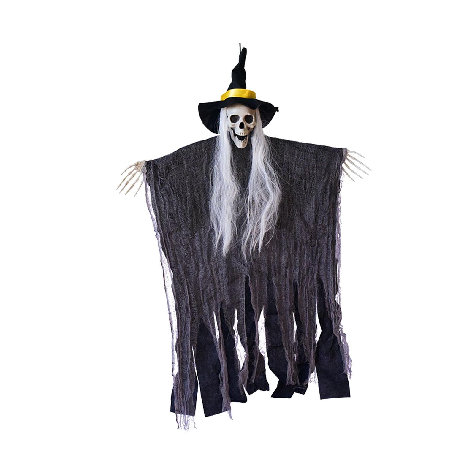 Wovilon Skeleton Ghost, Halloween Decorations,Outdoor Scary Haunted House Prop Decor,Halloween