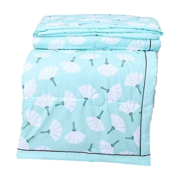 Wovilon Skin Friendly Plain Printed Washed Cotton Summer Quilt Ventilation Quilt