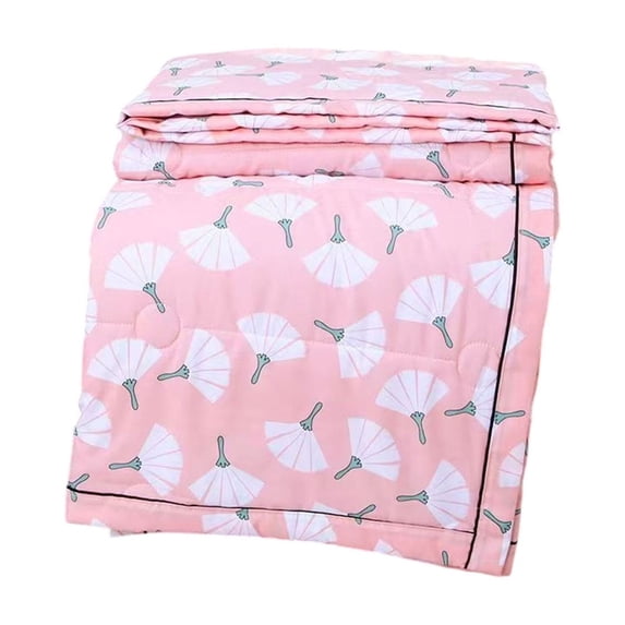 Wovilon Skin Friendly Plain Printed Washed Cotton Summer Quilt Ventilation Quilt