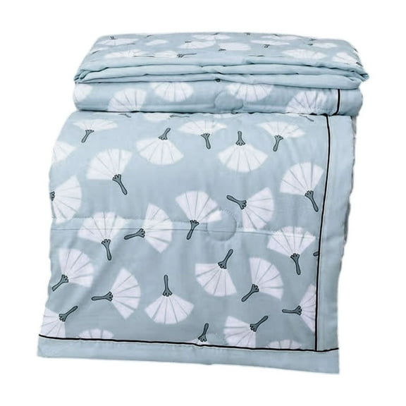 Wovilon Skin Friendly Plain Printed Washed Cotton Summer Quilt Ventilation Quilt