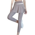 thumbnail image 1 of Skirted Leggings for Women Tennis Skorts s Gym Yoga Legging with Skirts, 1 of 5