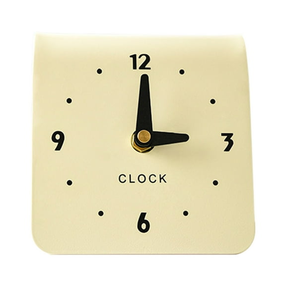 Wovilon Small Clock Decorative Ornaments Desktop Clock Living Room Modern Easy Tabletop Desktop Clock Home Decoration Batteries Are Not Included