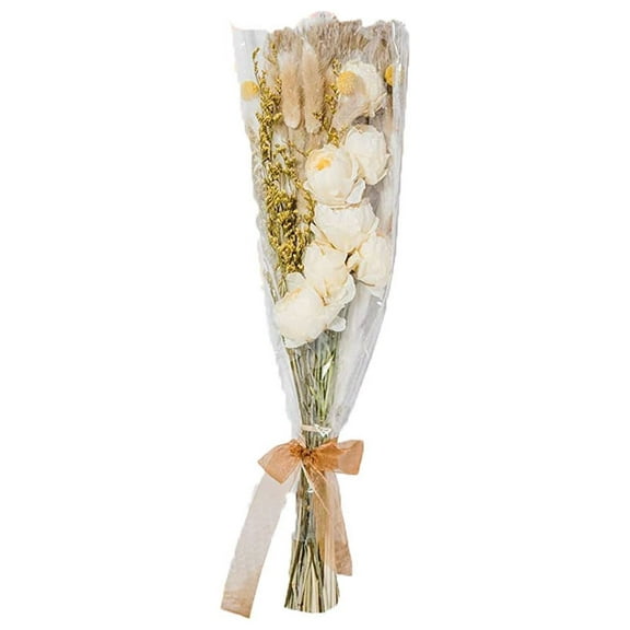 Wovilon Small Dry Flower Tail Grass Lover Grass Small Flower Bundle Simulated Dry Flower