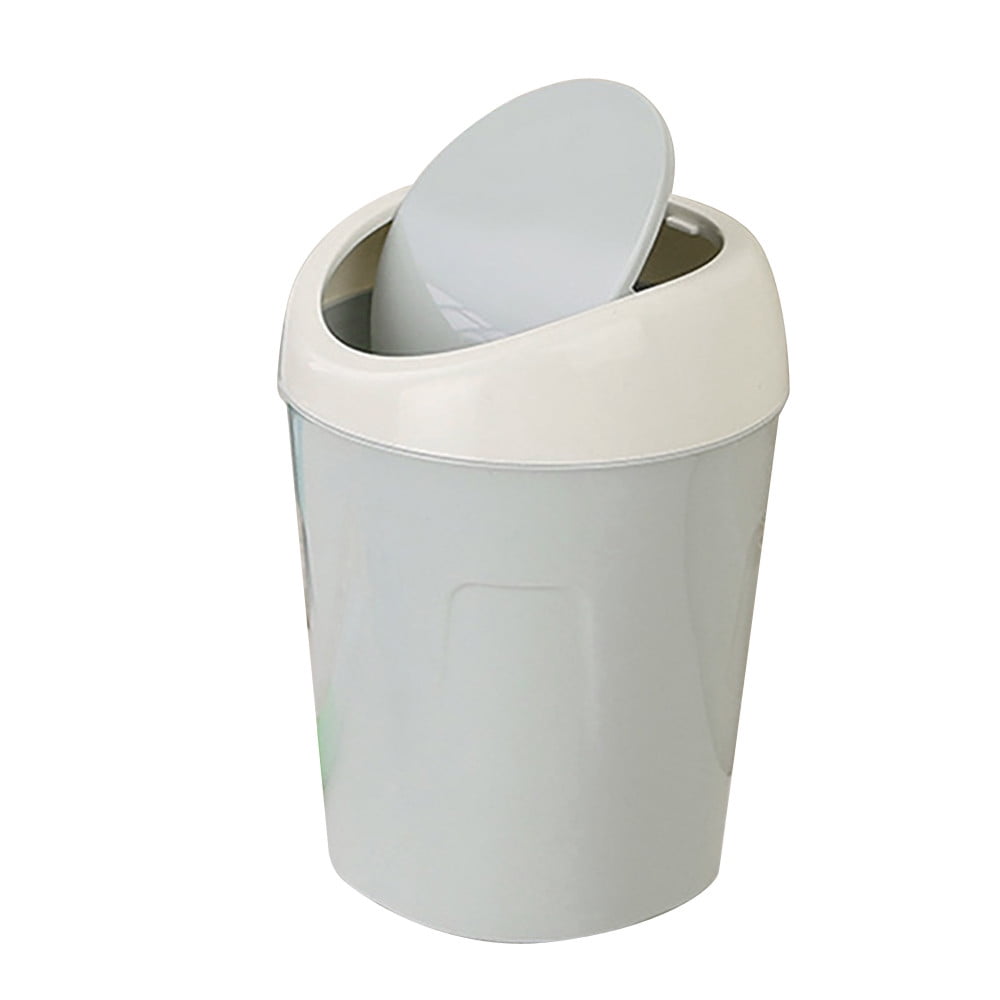 1pc 7l Kitchen Bathroom Trash Can With Lid For Countertop Or Sink Hanging,  Suitable For Cabinet/bathroom/office/camping And 6 Rolls/120pcs Small  Garbage Bags, Suitable For Kitchen/bathroom/office/bedroom Trash Can,  Colored Portable Strong Rubbish Bags