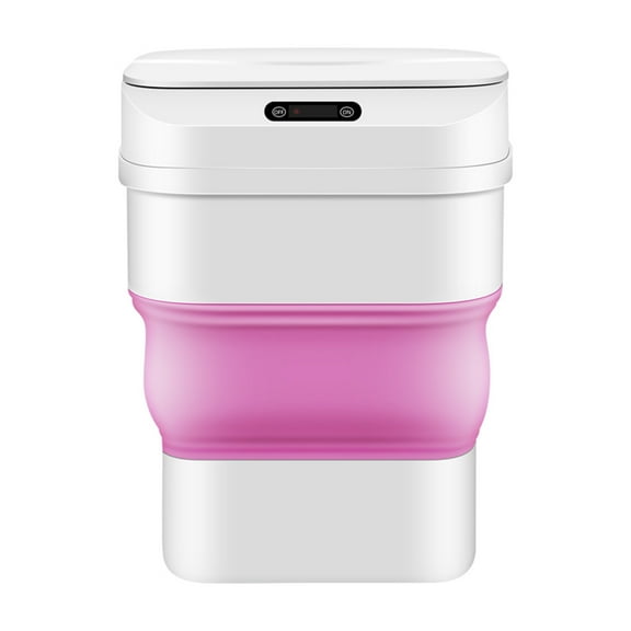 Wovilon Smart Scalable Trash Can With Automatic Lid, 8L/17.5L Touchless Wireless Intelligent Induction Dustbin,Portable Foldable Car Garbage Can