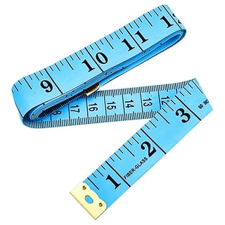 Blue 4.9ft/1.5m Cloth Measuring Tape Soft Ruler, Square Shaped
