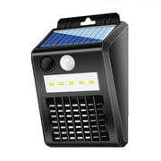 Wovilon Solar Lights Outdoor Waterproof 2-In-1 Solar Zapper Uv S Murder And Motion Sensor Led Light Outdoor Induction Wall Lamp Electric Insect Fly Zapper For Backyard Patio Camping (1 Pcs)