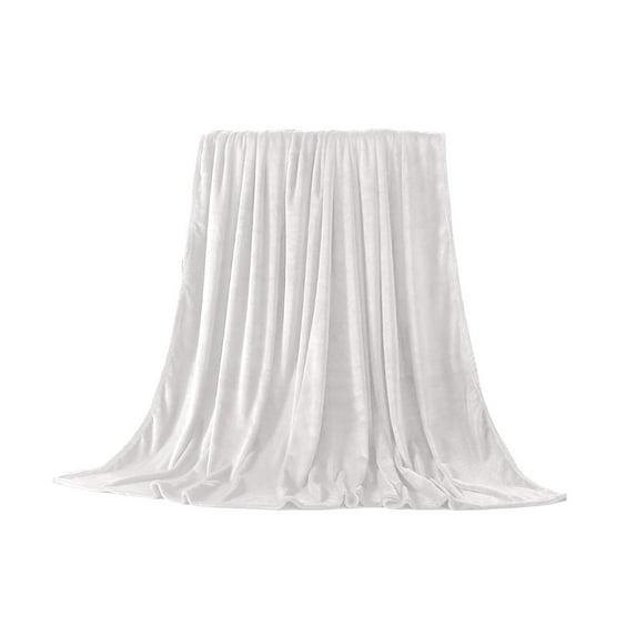 Wovilon Solid Color Upgraded Fleece Blanket Suitable For Multiple Scenarios Suitable For Blankets Carpets Breath Conditioning Blankets Tapestries
