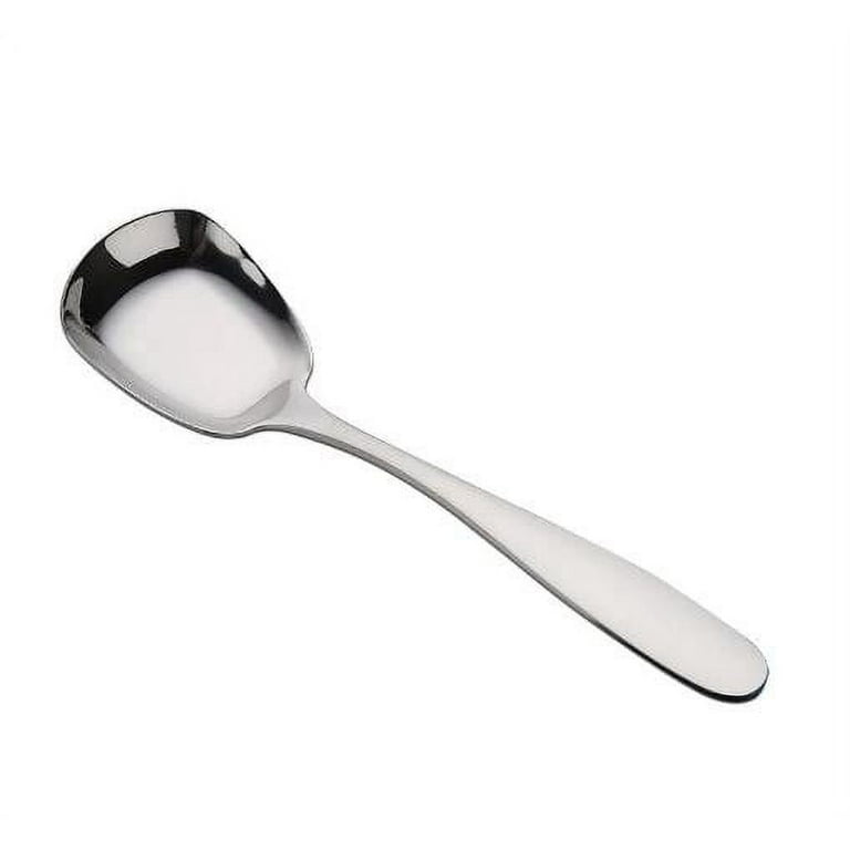 Square Head Stainless Steel Spoons, Rice Spoons, Soup Spoons