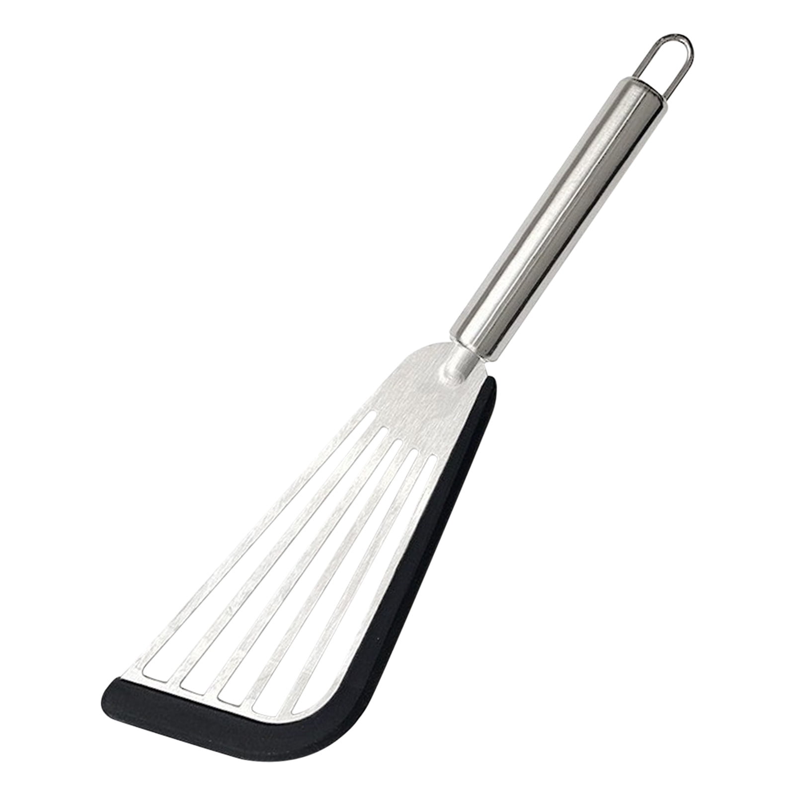 Wovilon Spatulas Silicone Heat Resistant Nonstick Spatula Turner Stainless Steel Fish Spatula