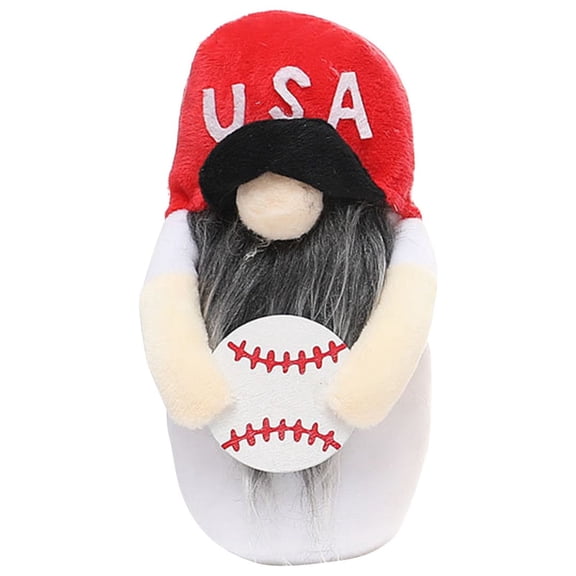 Wovilon Sports Rudolph Decoration Basketball Football Rugby Goblin Dwarf Doll Gnome Doll
