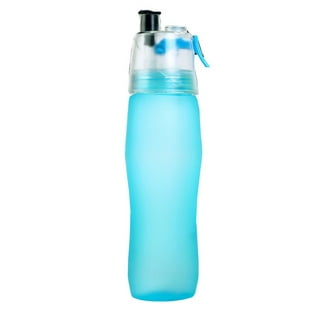O2COOL Mist 'N Sip Misting Water Bottle 2-in-1 Mist And Sip Function With No  Leak Pull Top Spout Sports Water Bottle Reusable Water Bottle - 20 oz  (Splash Blue)