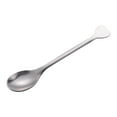 thumbnail image 1 of Wovilon Stainless Steel Coffee Spoon Dessert Spoon Mixing Spoon Small Round Spoon Small Spoon Tea Spoon Heart Shaped Handle, 1 of 7