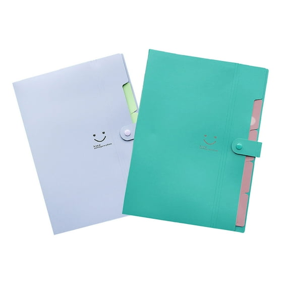 Wovilon Storage Bags A4 File Document Bag Pouch Bill Folder Holder Organizer Fastener Office Supplies