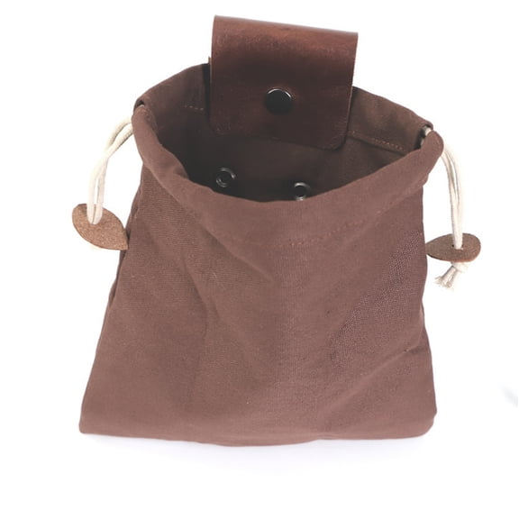 Wovilon Storage Bags Fruit And Vegetable Picking Waist Bag Folding Garden Tool Waist Bag Canvas Bag