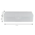 thumbnail image 1 of Wovilon Storage Box Plastic Stationery Storage Box Portable Packaging Box Empty Box Storage Tool, 1 of 4