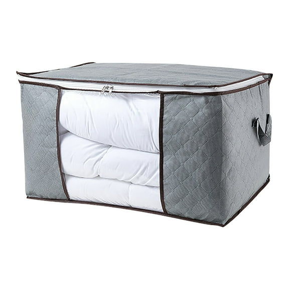 Wovilon Storage Trunk Storage Bags 90L Large Storage Bags, 6 Pack Clothes Storage Bins Foldable Closet Organizer Storage Containers With Durable Handles Thick Fabric For Clothing, Blanket, Comfor