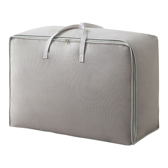 Wovilon Storage Trunk Storage Bags Large Capacity Clothes Storage Bag Organizer With Reinforced Handle Thick Fabric For Comforters, Blankets, Bedding, Foldable With Sturdy Zipper, Clear Window