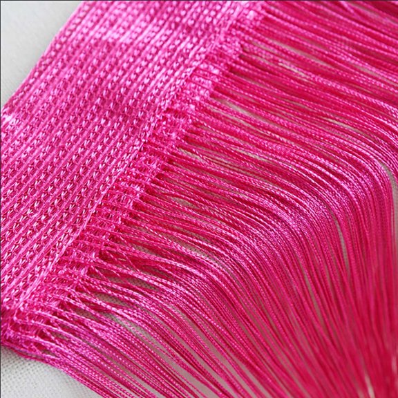 Wovilon String Curtains Patio Net Fringe For Door Fly Screen Windows Divider Cut To Size Blackout Curtains For Bedroom, Curtains For Living Room, Kitchen Curtains