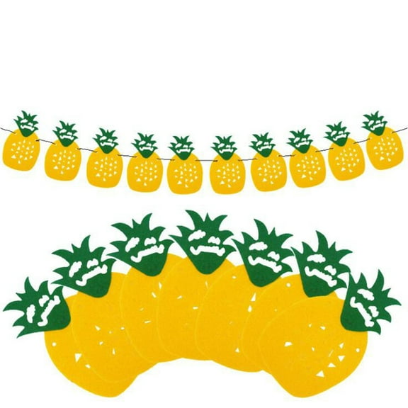 Wovilon Summer Party Hawaii Palm Tree Party Pineapple Film Balloons Decoration Set 16''