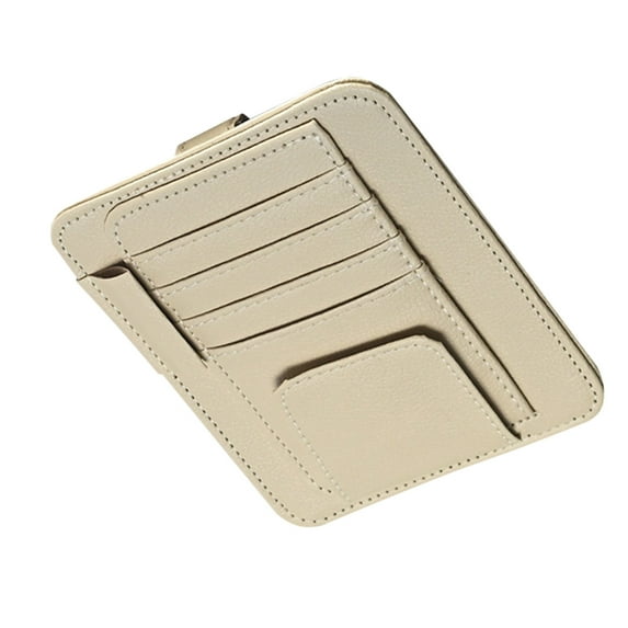 Wovilon Sunglass For Car,Leather Car Sunglass,Magnet Sunglass Clip For Car Visor,Multiple Sunglasses For Car,Visor Sunglass