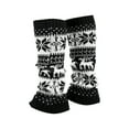 thumbnail image 1 of Wovilon Thickened Christmas Socks With Snowflake Deer Patterns Winter Warm Ankle Cuffs Cozy Knitted Leg Warmers Stacking Socks And Woolen Sock Covers For Fall Winter, 1 of 1