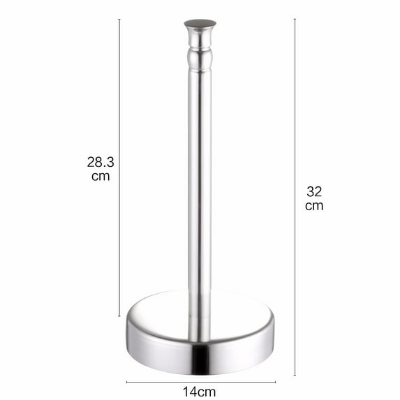 Wovilon Tissue Box Stainless Steel Paper Towel Holder Bathroom Toilet Kitchen Rack