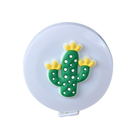 Wovilon Tools Home Improvement 1.5M Tape Measure Inch Cm Round Tape Automatic Retractable Soft Colorful Ruler Cartoon Plant Automatic Telescopic Measuring Tape Measuring Body Circumference