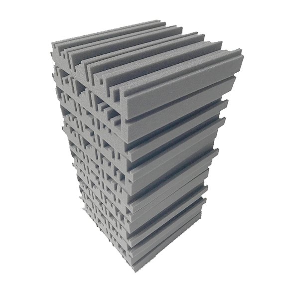 Wovilon Tools Home Improvement 12Pc Ktv Soundproof Sponge Indoor Game Music Soundproof Sponge