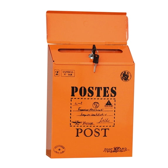 Wovilon Tools Home Improvement Vintage Retro Wall Mount Mailbox Mail Postal Letter Newspaper Box Waterproof