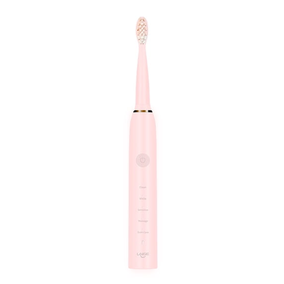 Wovilon Toothbrush For Adults , Rechargeable Power Toothbrushes With 2 Brush Heads, 5 Modes, USB Fast Charging