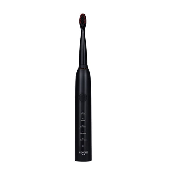 Wovilon Toothbrush For Adults , Rechargeable Power Toothbrushes With 2 Brush Heads, 5 Modes, USB Fast Charging