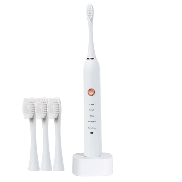 Wovilon Toothbrush,, Low Noise, Portable, Smart Timer Toothbrush IPX7 Water Toothbrush Vibration
