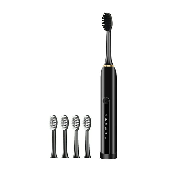 Wovilon Toothbrush, Toothbrush With 4 Brush Heads, 6 Cleaning Modes,Smart 20-speed Timer Toothbrush IPX7 -Newly Upgraded Toothbrush