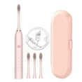 thumbnail image 1 of Wovilon Toothbrush Toothbrush With 4 Brush Heads With Toothbrush Box 6 Cleaning Modes Water Proofing IPX7 Water Proofing Toothbrush Newly, 1 of 9