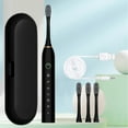 thumbnail image 1 of Wovilon Toothbrush- Toothbrush With 4 Brush Heads-With Toothbrush Box- 6 Cleaning Modes- Water Proofing IPX7 Water Proofing Toothbrush--Newly, 1 of 9