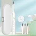 thumbnail image 1 of Wovilon Toothbrush- Toothbrush With 4 Brush Heads-With Toothbrush Box- 6 Cleaning Modes- Water Proofing IPX7 Water Proofing Toothbrush--Newly, 1 of 9