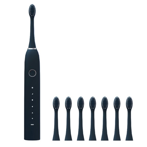 Wovilon Toothbrush- Toothbrush With 8 Brush Heads- 6 Cleaning Modes- IPX7 Water Proofing-Newly Upgraded Toothbrush- Longer Life- Faster Char