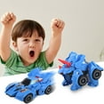 thumbnail image 1 of Wovilon Transforming Dinosaur Toys Dinosaur Car Toy Pull Back Race Car, 1 of 8