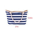 thumbnail image 1 of Wovilon Tropical Summer Palm Tree Leaf Large Beach Bag For Women Tote Bags Reusable Grocery Shoulder Bag With Zipper Pocket, 1 of 6