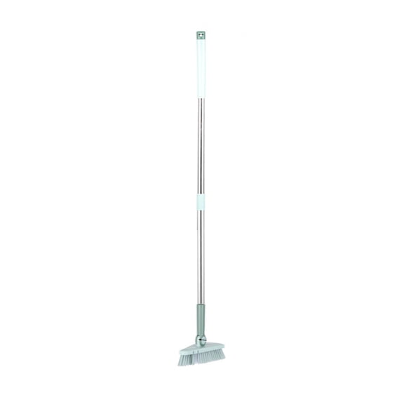 Wovilon Tub Tile Cleaner Brush With Long Handle ,Shower Brush Cleaner Toolfor Bathroom Bathtub Toilet Floor Kitchen Baseboard Cleaner