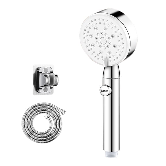 Wovilon Turbocharged Shower Head With Super Powerful Water Volume For Home Bathroom Bath Water Heater Bath Heater Pressurized Shower Head 5