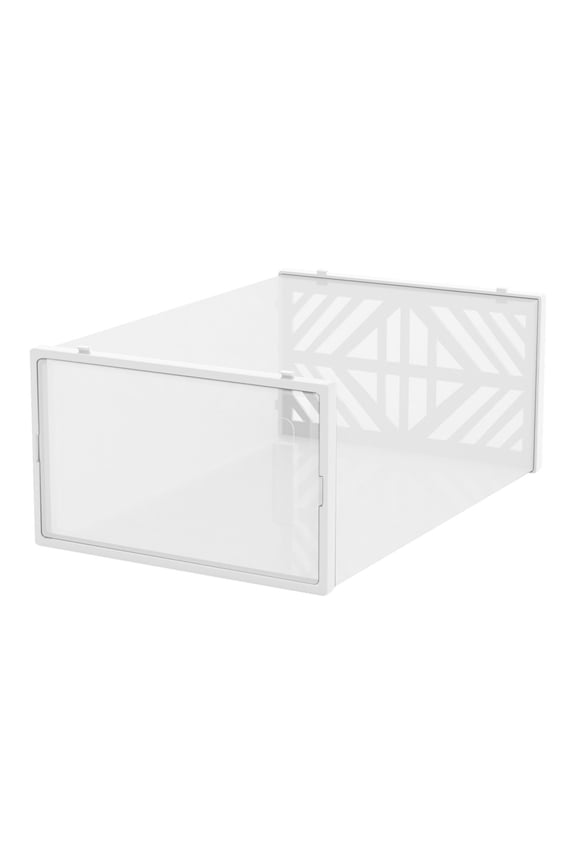 Two End Load-bearing Transparent Shoe Box Plastic Household Side Opening Casual Shoes Rental House Storage Shoe Cabinet