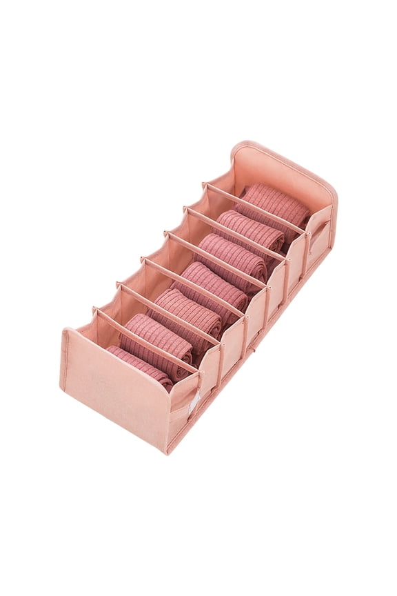 Underwear Storage Box With Compartments Socks Bra Underpants Folding Drawer Type Underwear Storage Box