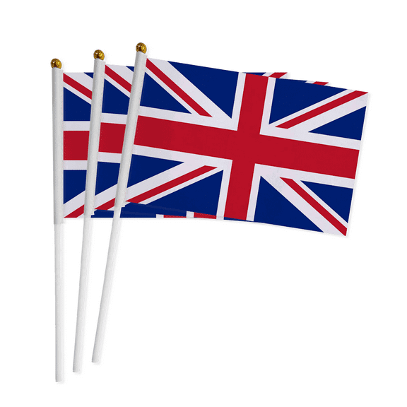 Wovilon -Union Jack Bunting, -Vivid Color Hand Waving Bunting for Queens -Platinum -Jubilee, Fade Resistant -Union Jack Flags for Sports and -National Celebrations