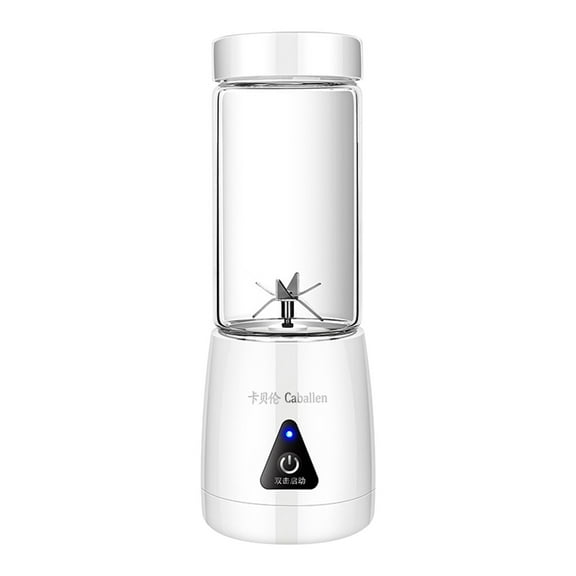 Wovilon Usb Electric Juice Cup, Juice Mixerblender, Mini Portable Rechargeable Juice Mixerblender Mixer, Capped 400Ml Water Bottle