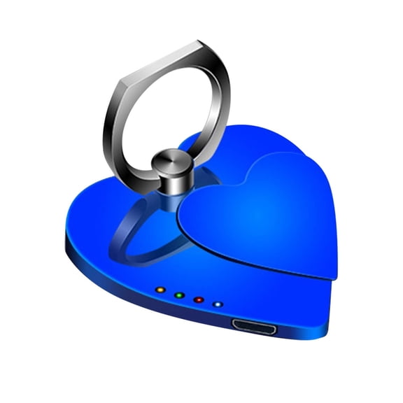 Wovilon Usb Lighter, Heart-Shaped Phone Ringlighter, Dual-Purpose Mobile Phone Holder Lighter Lighter Torch Lighter For Candle