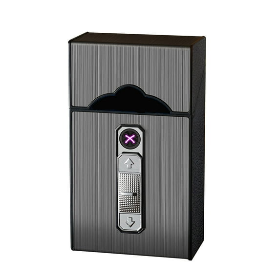 Wovilon Usb Rechargeable Case Lighter, Electronic Case, Fashion Outdoor Travel Waterproof Case Can Hold 20