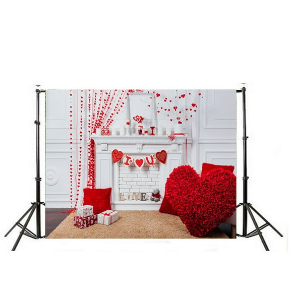 Wovilon Valentine's Day Cloth Personality Photo Party Layout Props Photography Photo