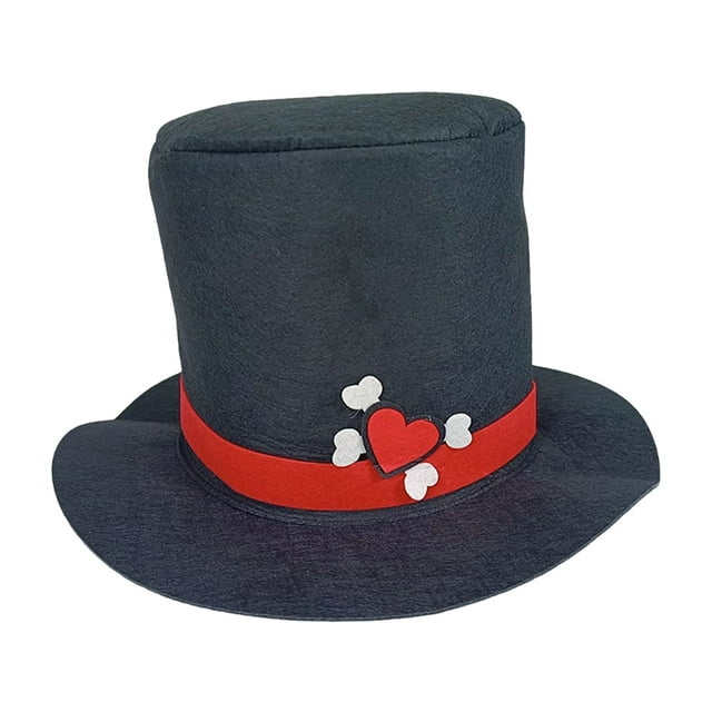 Wovilon Valentine's Day Love Hat Party Decoration COS Dress Up Hat Festive Decorations Dress Up Party Performance Props